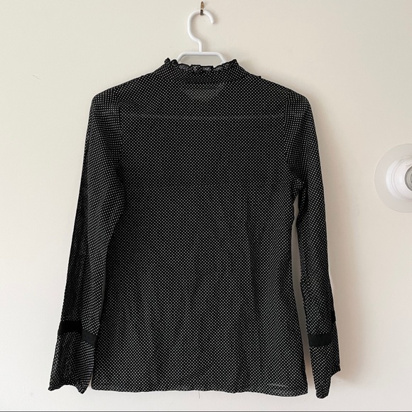 🖤Password Vintage Polka Dot Blouse - Picture 3 of 12